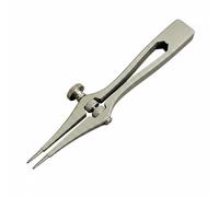 Sharplace Adjustable Spacing Punch Leather Hole Pricking Stitch Tool with Screw Adjustment and Stainless Steel Body Seams Suitable for Wallets Belts Bags DIY leathercraft, Round Chisel