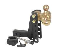 Sharplace Adjustable Trailer Hitch Multi Ball Tow Hitch Mount Coupler Ball Mount Head Anti Rattle Pin Height Adjustable suitable for contractors fleets roadside assistance trailers, 6 Inch