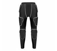 Sharplace Adult Pants Compression Leggings Padded Compression Shielded EVA Padding Sports Gear Breathable Material Sweat Wicking Supportive Fit, Xxl, Black-grey Line