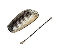 Sharplace Alloy Spoon Rest Tea Utensils,Tea,Coffee Tea Mini Spoon Holder for Chinese Tea, Aureate