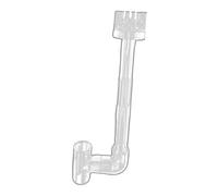Sharplace Aquarium Surface Skimmer Acrylic Aquarium Efficient Sturdy Functional Fish Tank Skimmer Easy to Install, Inner Dia 20mm