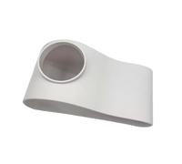 Sharplace Aquarium Underground Tunnel Cave Hideout Viewing Fish & Shrimp Reptile Hideout Shelter Fish Tank Ornament Aquarium Decor, white