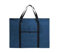 Sharplace Art Portfolio Carrying Bag Organize Bulletin Board Border Scratch Resistant Filing Organizer for Watercolor Pen Drawing Paper, Navy 4K A Two