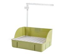 Sharplace Automatic Bird Bath Tub Bird Shower Indoor Parrot Bathtub Parakeet Bath for Medium Birds Goldfinch Ferret Lovebird, Green