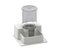 Sharplace Automatic Reptile Water Dish Food Feeder Container Reusable Creative Drinking Tool Water Dispenser for Geckos Tortoise, White