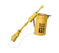 Sharplace Backpack Water Soaker Toy 15L Outdoor Summer Pool Game Hot Weather Playing Spraying Toy Pull Out for Kids Boys Girls Children, Yellow
