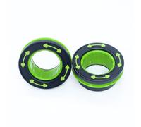 Sharplace Barbell Collar Clamp Barbell Lock Collars Bar Plate Clamp Weight Bar Clip Self Locking Pc Construction With Quick Release And Non Slip Band suitable, size to 3, Green Buckle 1 Pair