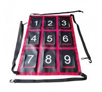 Sharplace Baseball Training Target Nine Pocket Strike Zone Board Hitting Net Batting Practice Screen PVC Nylon Frame With Numbered Grid Suitable for Batting Practice Youth Leagues Adult Leagues