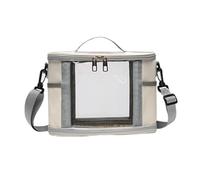 Sharplace Bird Carrier Bag Guinea Pig Carrier Portable Bird Travel Cage Pets Carrier Bag for Budgies Chinchilla Sugar Glider Small Pets, beige L