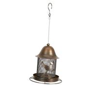 Sharplace Birds Feeder Birdfeeder Large Capacity with Hook Ornament Weather Resistant Mesh Feeding Stations for Lawn Outdoor Decoration