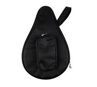 Sharplace Black Waterproof Table Tennis Racket Bag Pong Paddle w/Ball Pouch