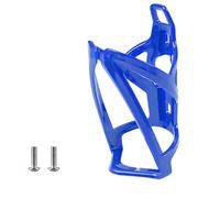 Sharplace Bottle Holder Bike Water Bottle Cage Cycle Bottle Rack Drink Mount Polycarbonate Secure Clamp Resists Bottle Scratches suitable for mountain bikes, Blue, With Screws