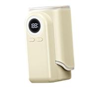 Sharplace Bottle Warmer Milk Warmer Adjustable with Digital Display Milk Heater Portable for Travel Daily Use Shopping Home, Beige