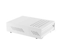 Sharplace Box Drawer Countertop Knock Container Detachable Accessories Stainless Steel Leftover Collection, White