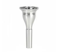 Sharplace Brass Brass Embouchure Piece Brass Instrument Brass Shank With Bright Tone And Controlled Breath Support Suitable for youth band performances, Silver