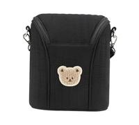 Sharplace Breast Milk Travel Bag Insulated Tote Aluminum Foil Lining Breastmilk Storage Container for Travel Nursing, Black