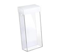 Sharplace Brochure Holder Flyer Holder Brochure Display Stand Wall Mount Flyer Box Rainproof. for Kiosk Booths Hotels Restaurants Shows , Clear