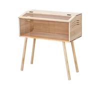 Sharplace Brooder Box for Chicks Skylight Chicken Coop Clear Acrylic Panels Sturdy Incubator Quail Coop Breeding Box for Ducks Hamsters, 60 cmx30 cmx30 cm