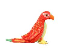 Sharplace Budgerigar Toy Bird Stuffed Toy Decoration Parrot Toys Party Favor Kids for Living Room 19.69inchx10.24inch, Red