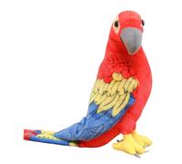Sharplace Budgerigar Toy Bird Stuffed Toy Decoration Parrot Toys Party Favor Kids for Living Room 19.69inchx10.24inch, Red Blue Yellow