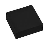 Sharplace Buffet Riser Black Food Riser Multipurpose Stackable Brunch Food Modern Look Acrylic Display Stand Cube Display Nesting Riser , 12.7x12.7x2.5 cm