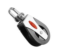 Sharplace Cable Pulley Wheel Swivel Wheel Easy to Install Compact Smooth Bearing Accessory Wire Rope Snatch Block for Clothesline, 1 Piece