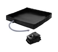Sharplace Camping Shower Base Shower Tent Awning Base for Bath Pets Foldable Shower Tray Shower Pan Shower Floor for Hiking Outdoor RV