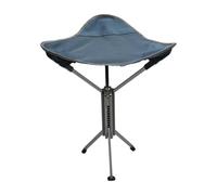 Sharplace Camping Stool Fishing Tripod Foot Rest Compact Small Foldable Chair Slacker Chair for Picnic Walking Queuing Outdoor Concerts, Gray