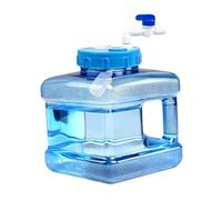 Sharplace Camping Water Container with Spigot with Handle Large Screw Lid Drink Dispenser Water Carrier for BBQ Driving Washing Hand RV, blue, 5L