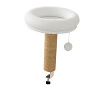 Sharplace Cat Desk Bed Cat Perch Comfortable Easy Assembly Space Saving Clamp Mount for Side Table Office Desk