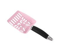 Sharplace Cat Litter Kitten Poop Sifter Ergonomic Handle Comfortable Grip Premium Pet Supplies Easy to Clean for Cat Litter Box, Pink