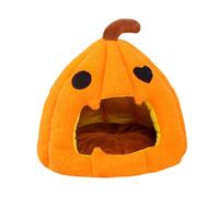 Sharplace Cat Nest House Dog Cat Bed Sleep Hut Cozy Snooze Kennel Cat House Halloween Pumpkin Nest for Pomeranian Dog Animals Chihuahua