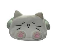 Sharplace Cat Pencil Case Pouch Stationery Organizer Zipper Pen Case Portable Storage Pen Bag for Teen Adults School Children Brushes, Light Green White