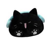 Sharplace Cat Pencil Case Pouch Stationery Organizer Zipper Pen Case Portable Storage Pen Bag for Teen Adults School Children Brushes, Blue Black