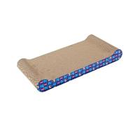 Sharplace Cat Scratch Pad Corrugated Paper Cat Scratcher Pet Supplies Double Sided Scratchable Scratching Board Furniture Protection, Raised at Both Ends