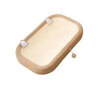Sharplace Cat Scratcher Nest Basin Furniture Protection Oval Sisal Thickened Scratch Pad Scratching Board for Indoor Cats Grinding Claw, Style B
