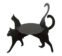 Sharplace Cat Silhouette Plant Stand Flower Pot Holder Plant Table Display Rack Planter Riser for Dining Room Balcony Officeliving Room