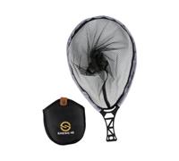 Sharplace Catching Net Hand Landing Net Portable Handle Fly ing Hand Foldable ing Gear for Outdoor Sports Boating, L