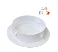Sharplace Ceiling Hole Cover Plate Downlight Hole Trim Sturdy Home Improvement Accessories Round Decorative Cap Access Panel for Patio, Fit 170 to 179mm