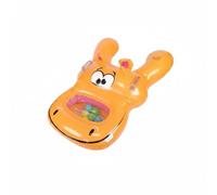 Sharplace Children Inflatable Float Hippo Pool Toy Raft Lounge Float Cartoon Animal Ride On Lightweight PVC Construction for suitable for family resort pools beach play, Orange, 100cm