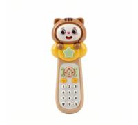Sharplace Children Learning Device Bilingual Toy Remote Educational Controller Interactive Control Sensory Phone Silicone Build With bilingual numbers ringtones