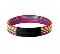 Sharplace Children Training Agility Hoop Exercise PP Material Skill Training For Kids Training School Workouts, 60cm, 12 Pieces, Mixed Colors, With Carrying Strap
