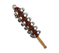 Sharplace Christmas Hand Sleigh Bells Shaker Rattle Clear Sound Sturdy Hand Bell Educational Toy for New Year Birthday Wedding