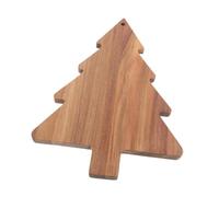 Sharplace Christmas Tree Serving Board Wooden Serving Platters Christmas Tree Snack Tray Sushi Serving Tray Decorative Appetizer Cheese Board for Xmas Party Home Hotel Ornaments