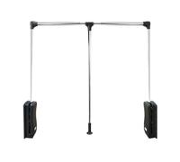 Sharplace Closet Hanging Organizer Pull-Down Wardrobe Hanger Heavy-Duty Smooth Lowering Wardrobe Lift for Dressing Area, Style A