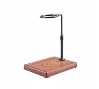Sharplace Coffee Stand Pour Dripper Holder Station With Adjustable Dripper Loop And Solid Wood Base For Balanced Pour And Uniform Bloom Suitable for home office, Black, Solid Wood