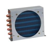 Sharplace Condenser for Refrigerator Air Cooled Radiator Compact Aluminum Fin Small Water Cooling Radiator Heat Exchanger for Equipment, 2x6x155 1