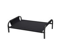 Sharplace Cooling Elevated Dog Bed Dog Resting Cot Metal Frame Heavy Duty Pet Cot Pet Bed for Cats Small Medium Dogs Home Outdoor Dogs, Black