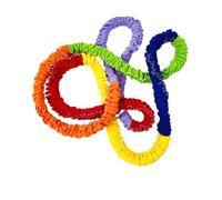 Sharplace Cooperative Stretch Band Elastic Fleece Dynamic Exercise Prop Sensory Integration Gear Suitable for Children Group Activity Kindergarten Backyard, 6meters