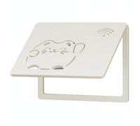 Sharplace Cover Meter Enclosure Distribution Box Decorative Panel Hinged Access Modern Profile Suitable for utility organization, 25cm W X 20cm H Fits 21cm X 16cm, Lucky Cat
